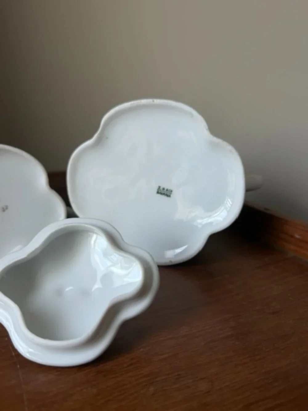 Vintage Sugar Bowl and Creamer Set
